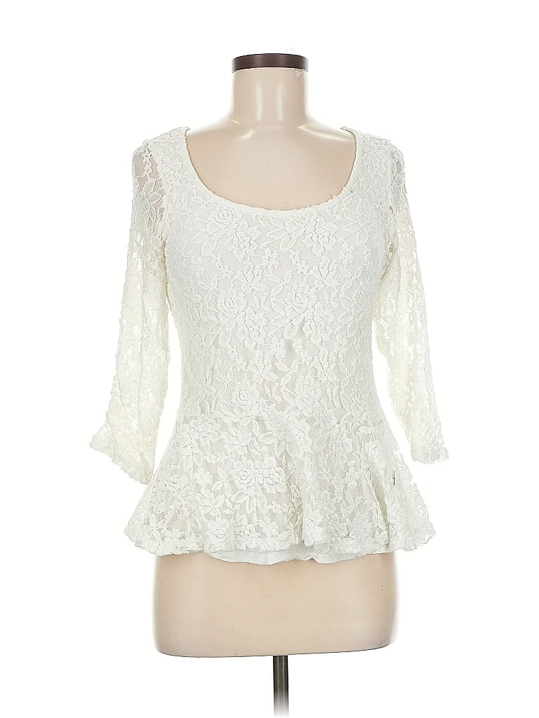 Pre-owned Bobeau Cocktail Dress In White