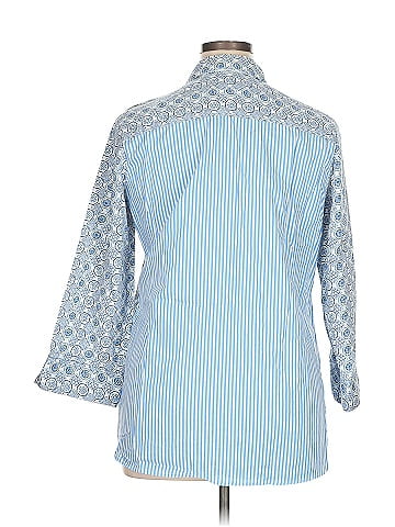 Foxcroft 3/4 Sleeve Button-Down Shirt (view 2)