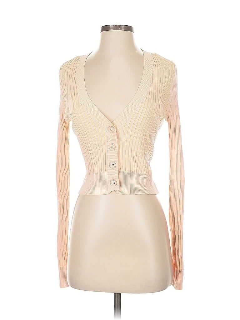 Pre-owned L*space Cardigan Sweater In White