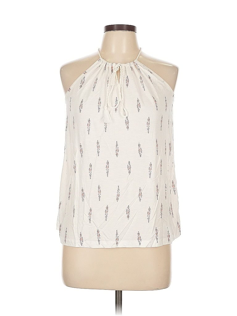 Pre-owned Lascana For Venus Sleeveless Blouse In White