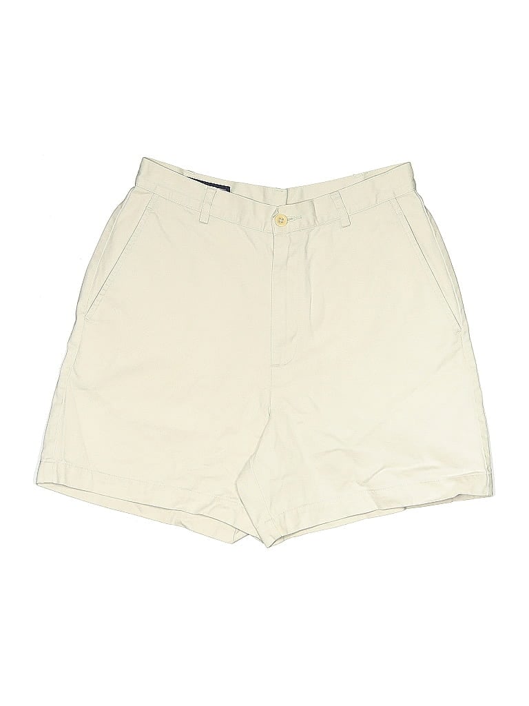 Click to view more detailed imagery on our partner's website Pre-owned Lands' End Khaki Shorts In White