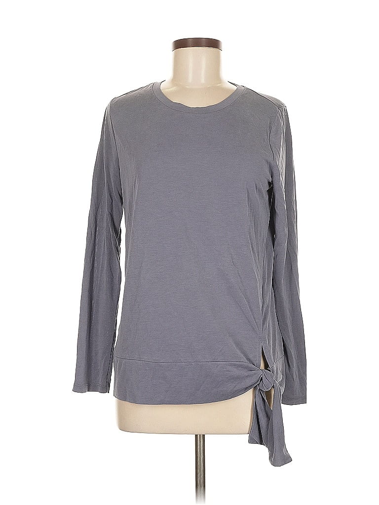 Pre-owned Banana Republic 3/4 Sleeve T-shirt In Gray