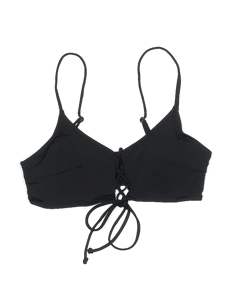 Pre-owned H&m Swimsuit Top Black Swimwear