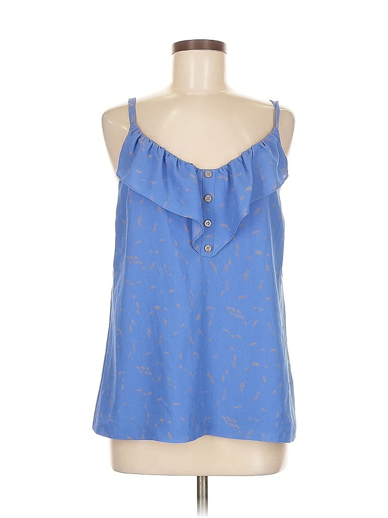 Pre-owned I Heart Ronson Sleeveless Blouse In Blue