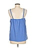 I Heart Ronson 100% Polyester Blue Sleeveless Blouse Size M - photo 2