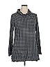 Cuddl Duds Houndstooth Gray Casual Dress Size XL - photo 1