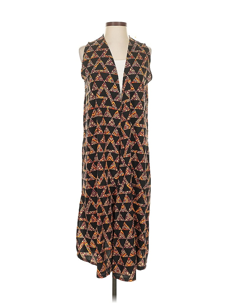 Pre-owned Lularoe Kimono In Brown