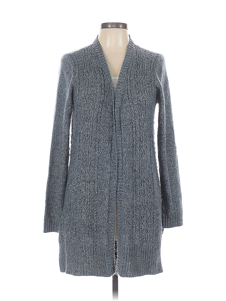 Pre-owned Karen Scott Cardigan Sweater In Blue