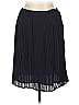 Les Copains Solid Black Blue Wool Skirt Size EU 44 / US 14 - photo 1