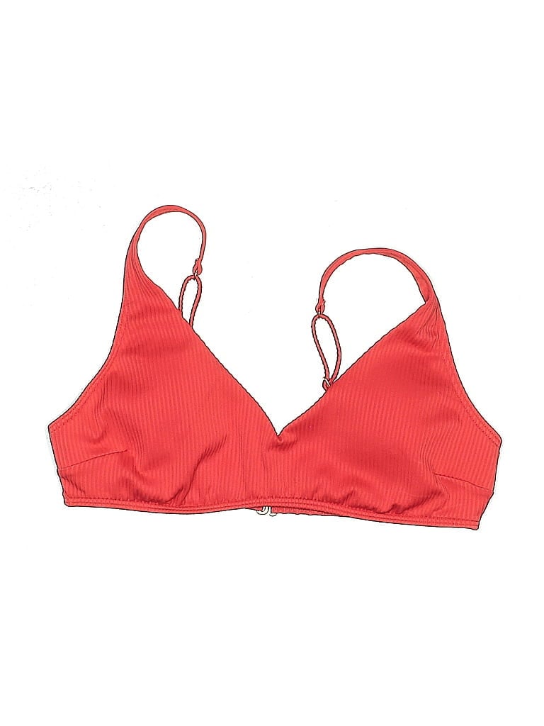 Pre-owned Hollister Swimsuit Top Red Swimwear
