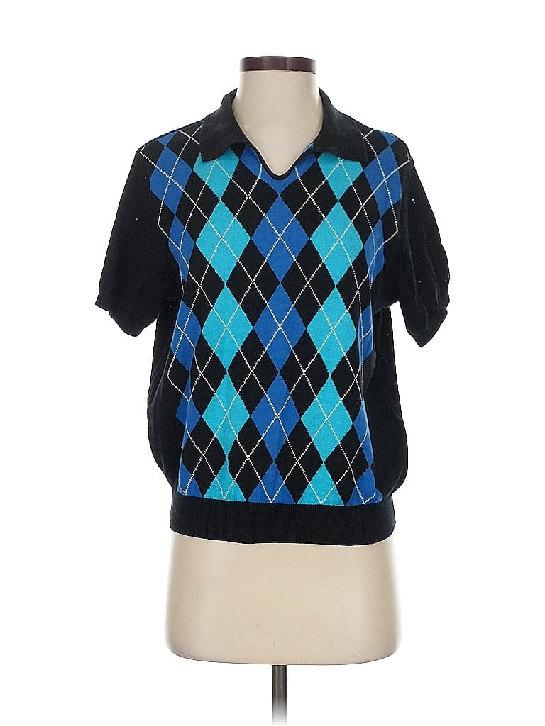 Pre-owned Assorted Brands Pullover Sweater In Blue