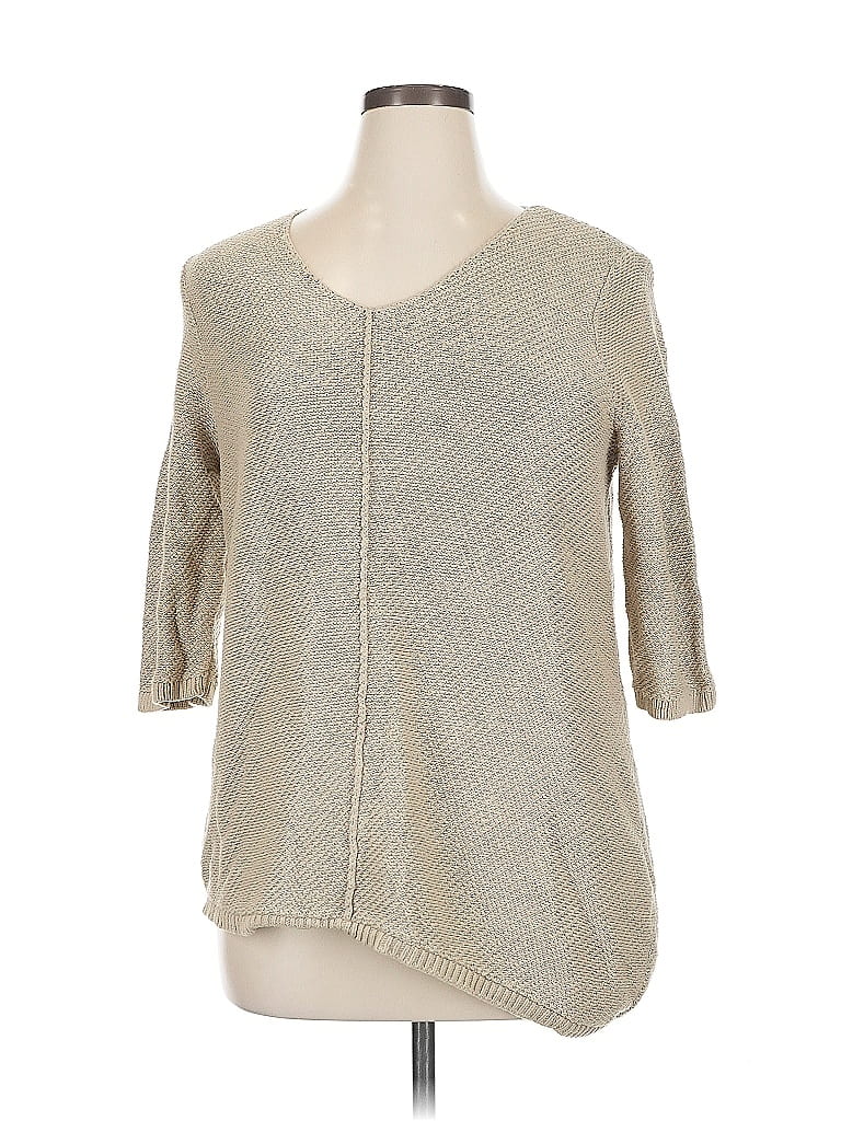 Pre-owned Chico's Cardigan Sweater In Brown