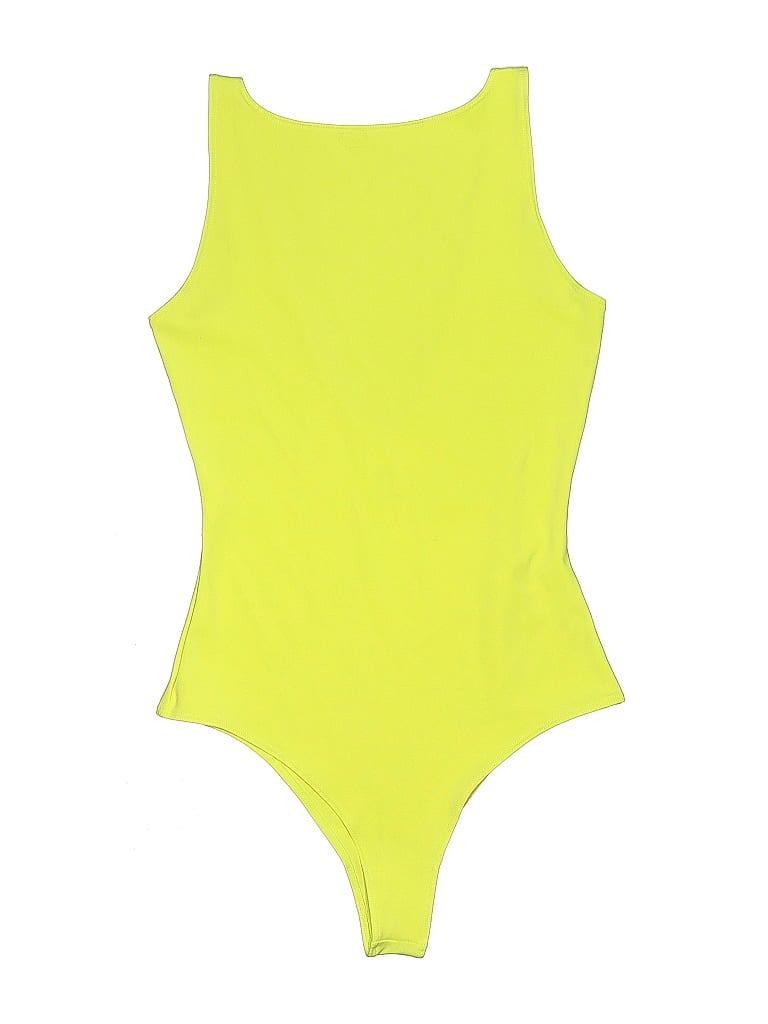 Pre-owned H&m Sport One Piece Swimsuit In Yellow