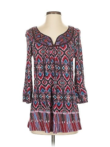 A Common Thread 3/4 Sleeve Blouse (view 1)