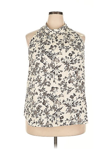 Violets & Roses Sleeveless Blouse (view 1)