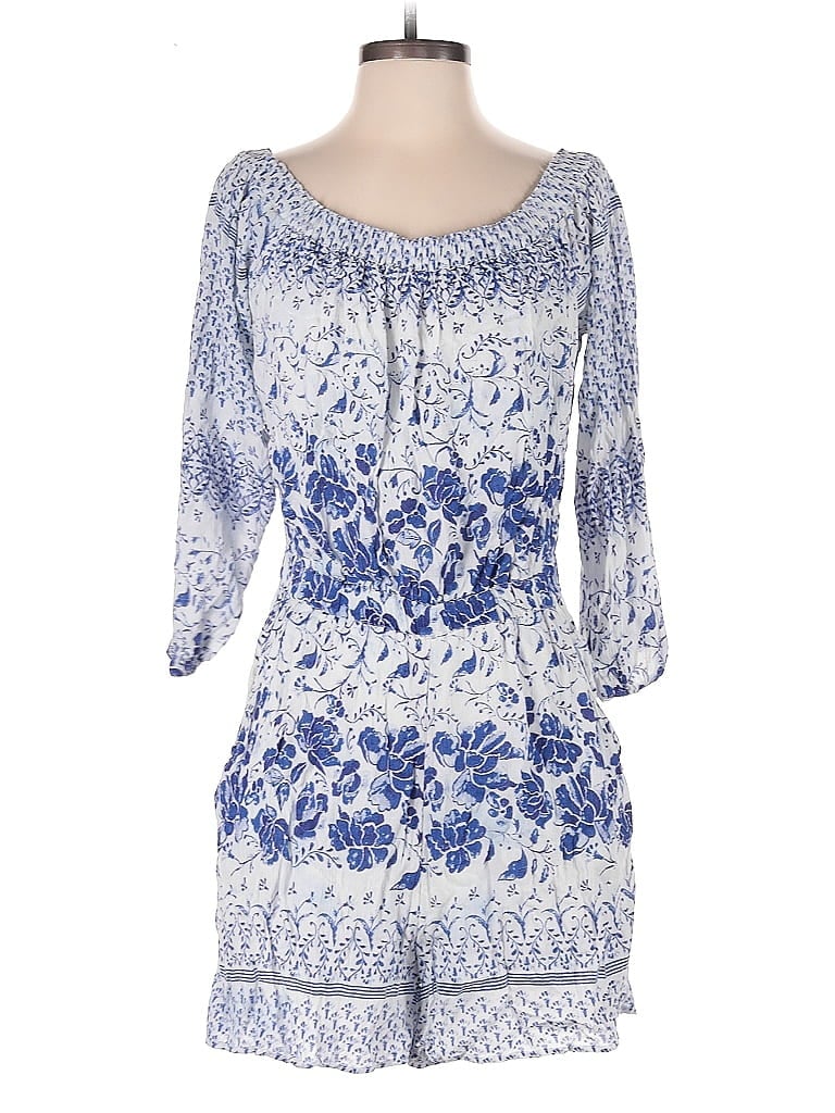 Pre-owned By Anthropologie Romper In Blue