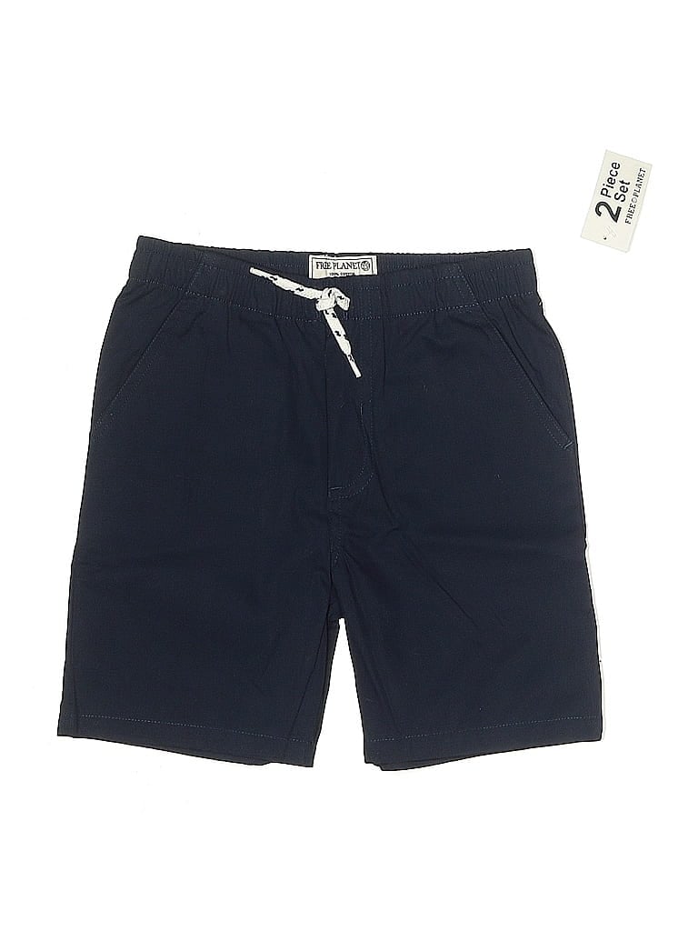 Pre-owned Free Planet Kids' Board Shorts In Blue