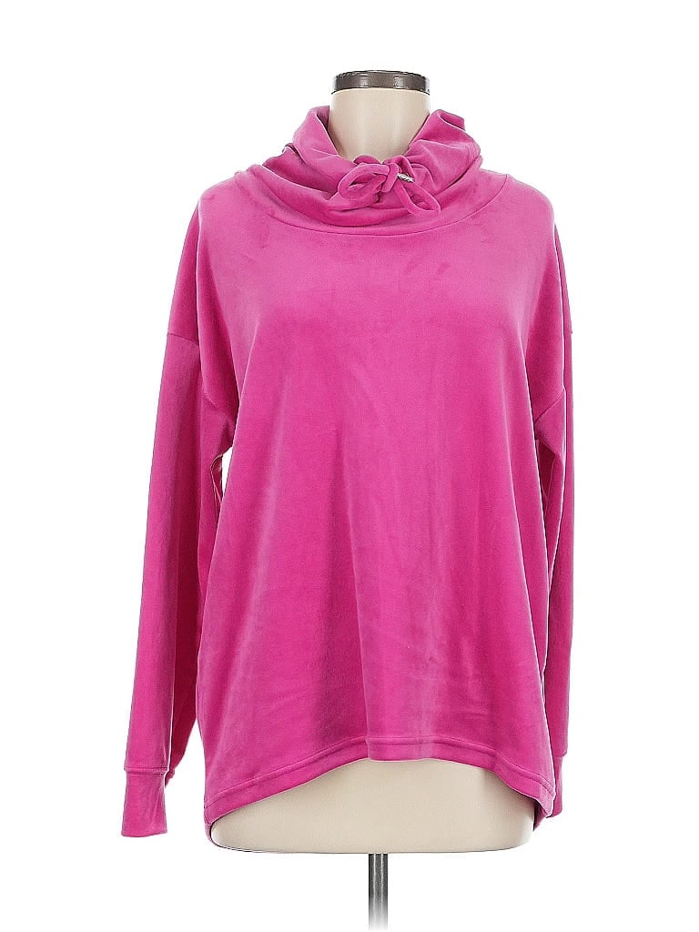 Pre-owned Nicole Miller Turtleneck Sweater In Pink