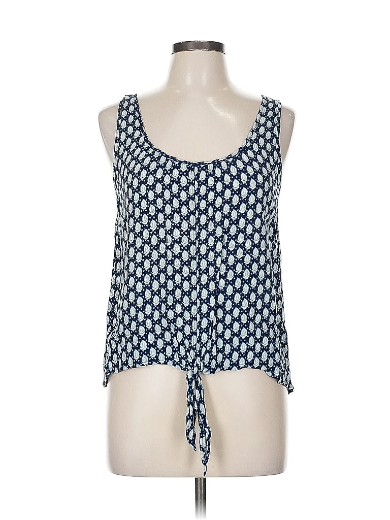 Pre-owned Soft Joie Tank Top Blue Halter Neckline Tops