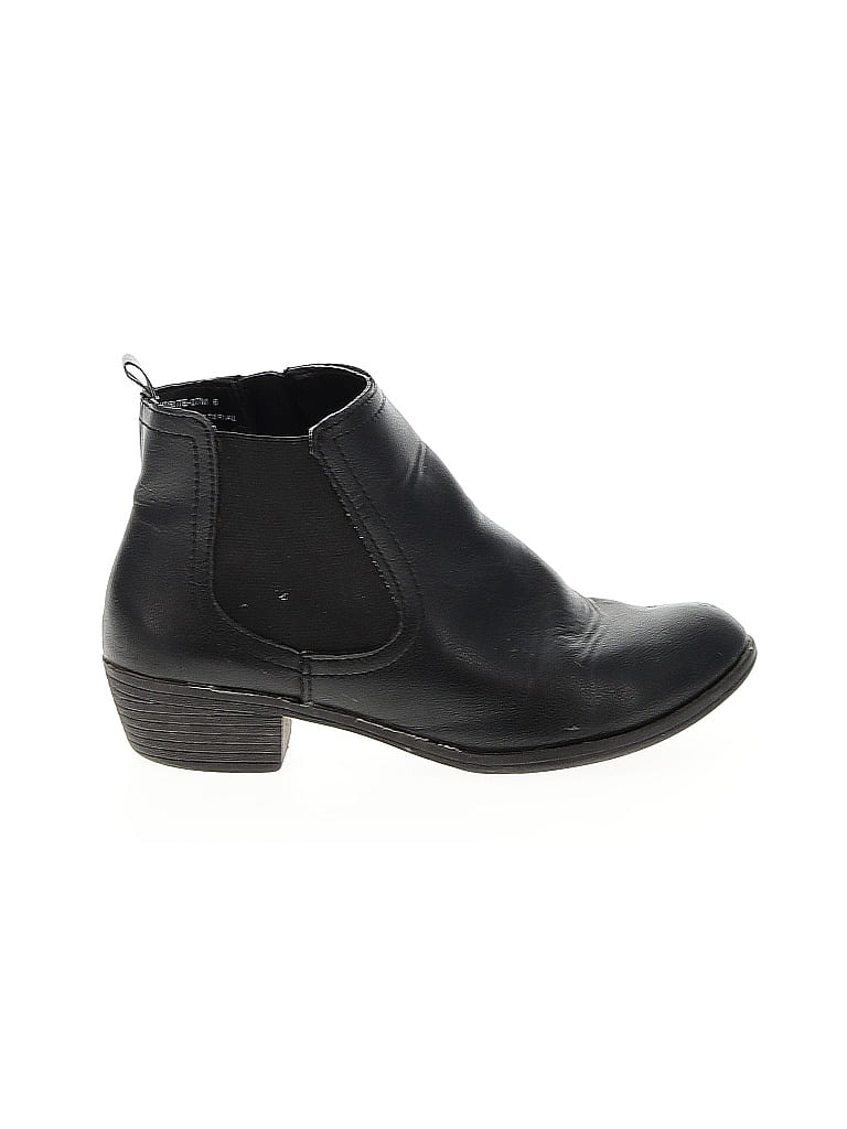 Pre-owned Bamboo Ankle Boots In Black