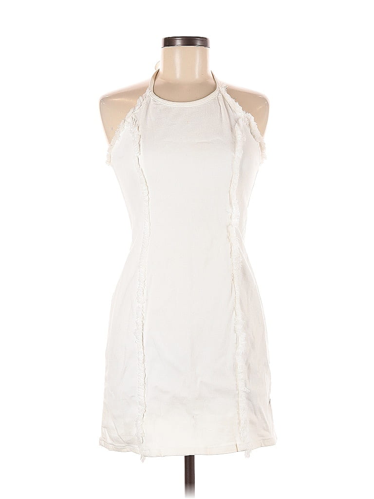 Pre-owned Mpd By Mink Pink Cocktail Dress In White
