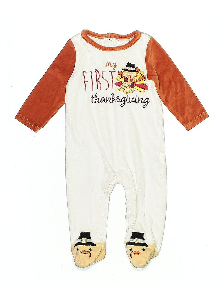 Baby Starters Ivory Long Sleeve Onesie 6-9 MO / 9 MO - photo 1