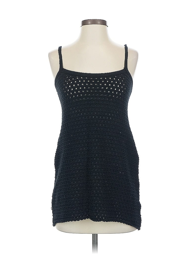 WILD FABLE Pre-owned Sleeveless Top Black Halter Neckline Tops