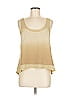 Silence and Noise 100% Polyester Tan Sleeveless Blouse Size M - photo 1