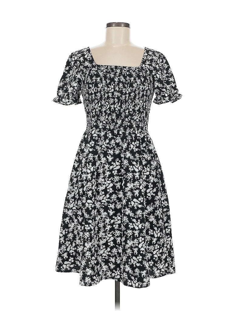 Pre-owned Unbranded Casual Dress In Black