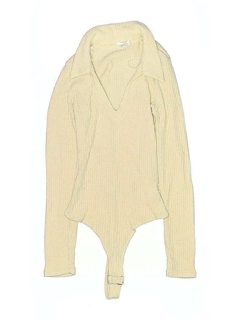 Pre-owned Le Lis Bodysuit In Yellow