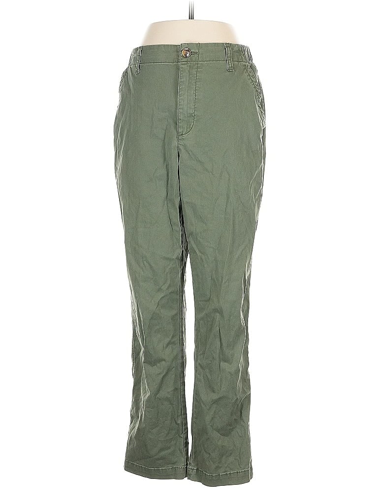 Pre-owned Old Navy Khaki Pant In Green