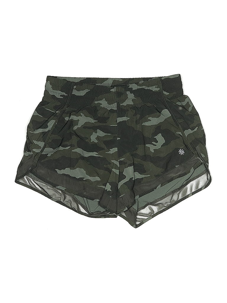Pre-owned Athleta Athletic Shorts In Green