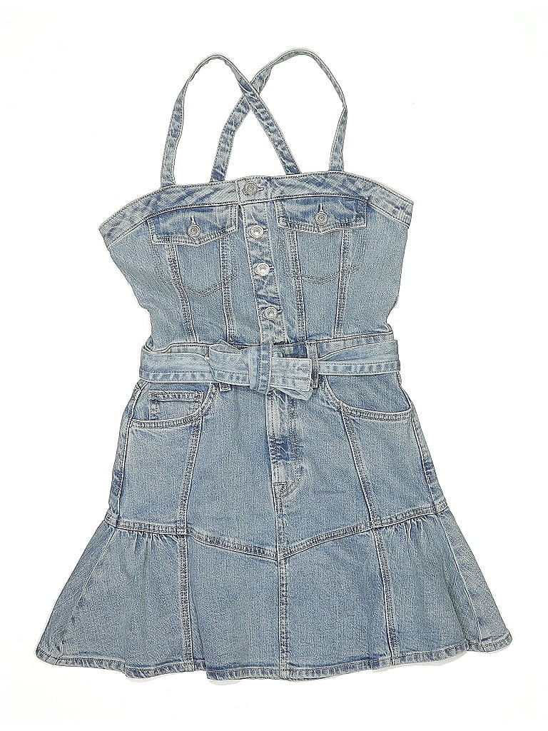 Pre-owned 7 For All Mankind Kids' Dress In Blue