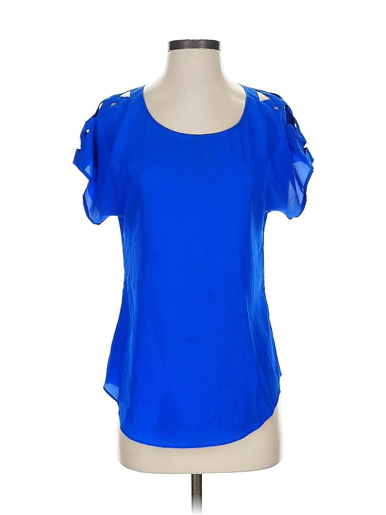 Pre-owned Express Short Sleeve T-shirt In Blue