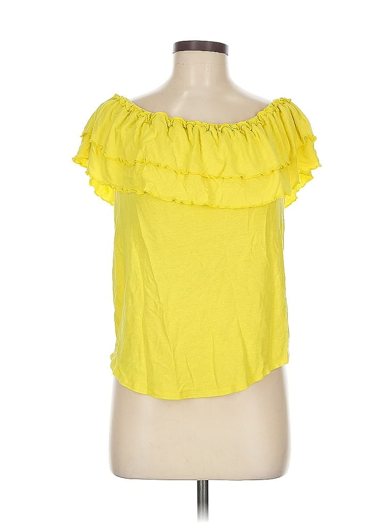 Pre-owned Polo Ralph Lauren Sleeveless Blouse In Yellow
