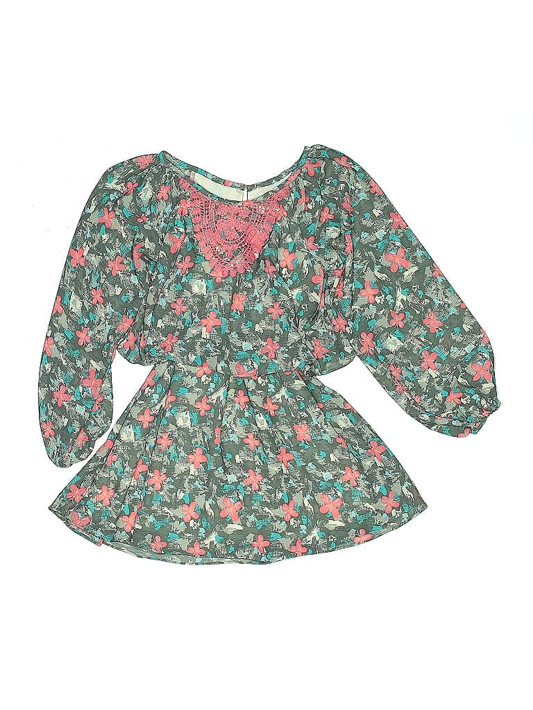 Pre-owned Nannette Kids' Dress In Green