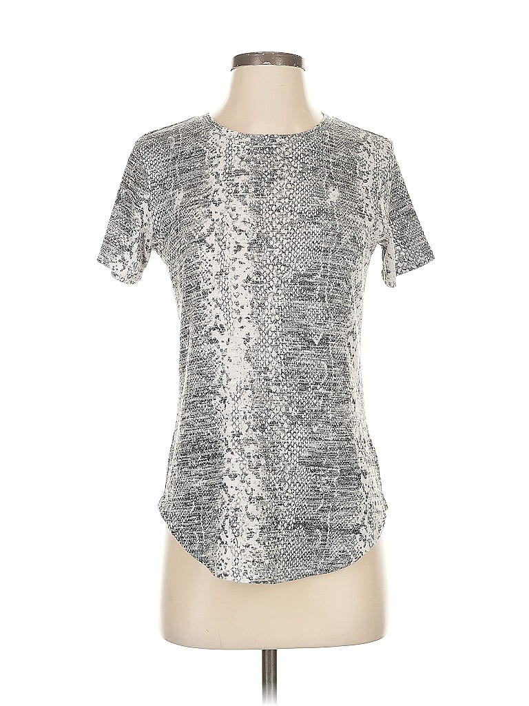 Pre-owned Z Supply Short Sleeve T-shirt In Silver