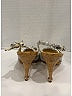 Chanel 100% Tweed Ivory Blue Crystal Cork CC Slingback Pumps Size EU 40 - photo 3