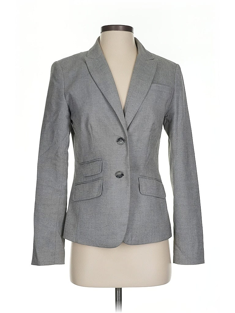 Pre-owned Banana Republic Factory Store Blazer Jacket In Gray