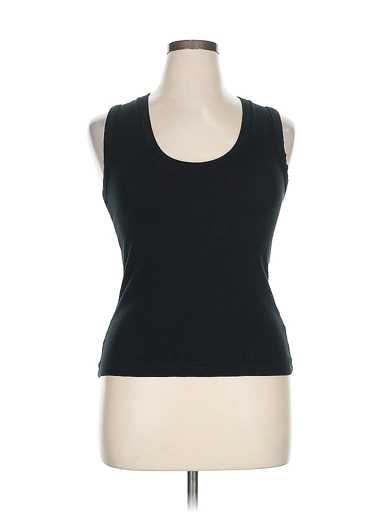 Pre-owned A New Day Tank Top Black Halter Neckline Tops