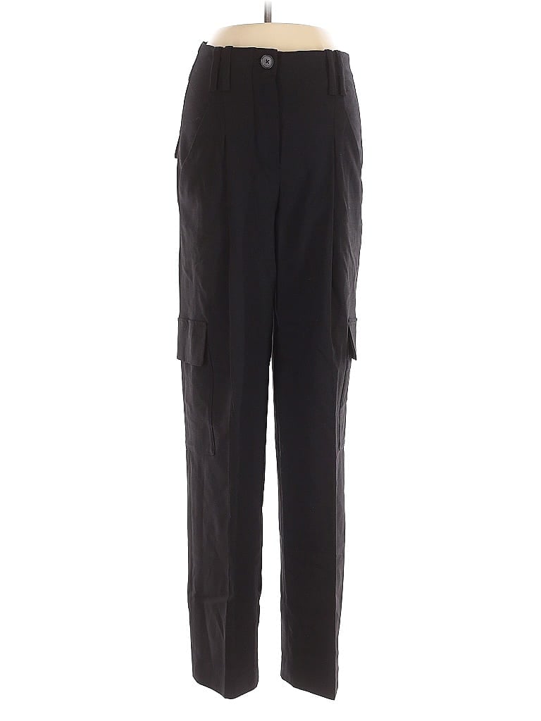 Pre-owned Babaton Wool Pants In Black