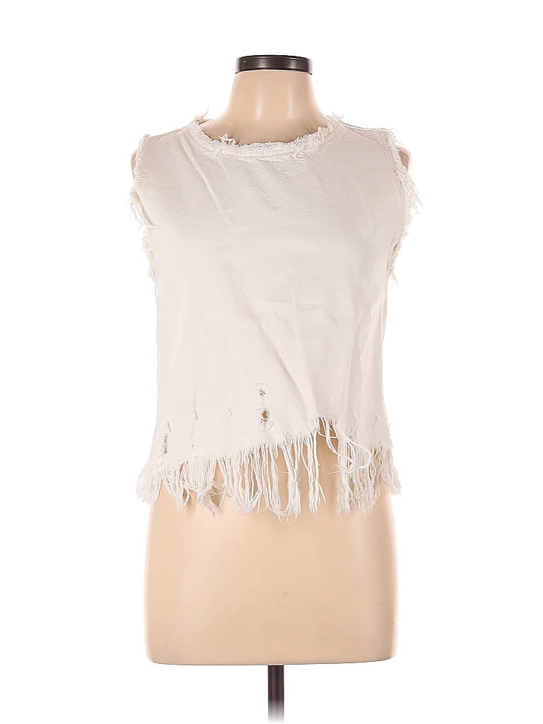 Pre-owned Trafaluc By Zara Vest In White