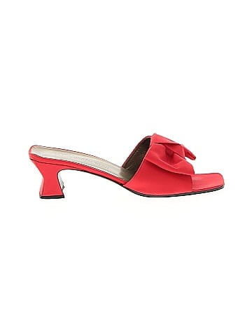 Yves Saint Laurent Vintage Satin Bow Sandals (view 1)