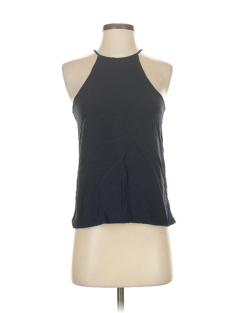 Pre-owned Tibi Sleeveless Top Blue Halter Neckline Tops