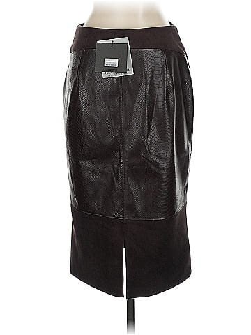 Marc New York Andrew Marc Faux Leather Skirt (view 2)