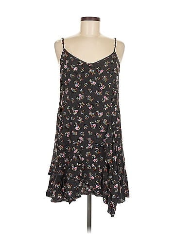 Thakoon Collective Black Watercolor Floral Dress (view 1)