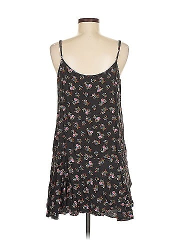 Thakoon Collective Black Watercolor Floral Dress (view 2)