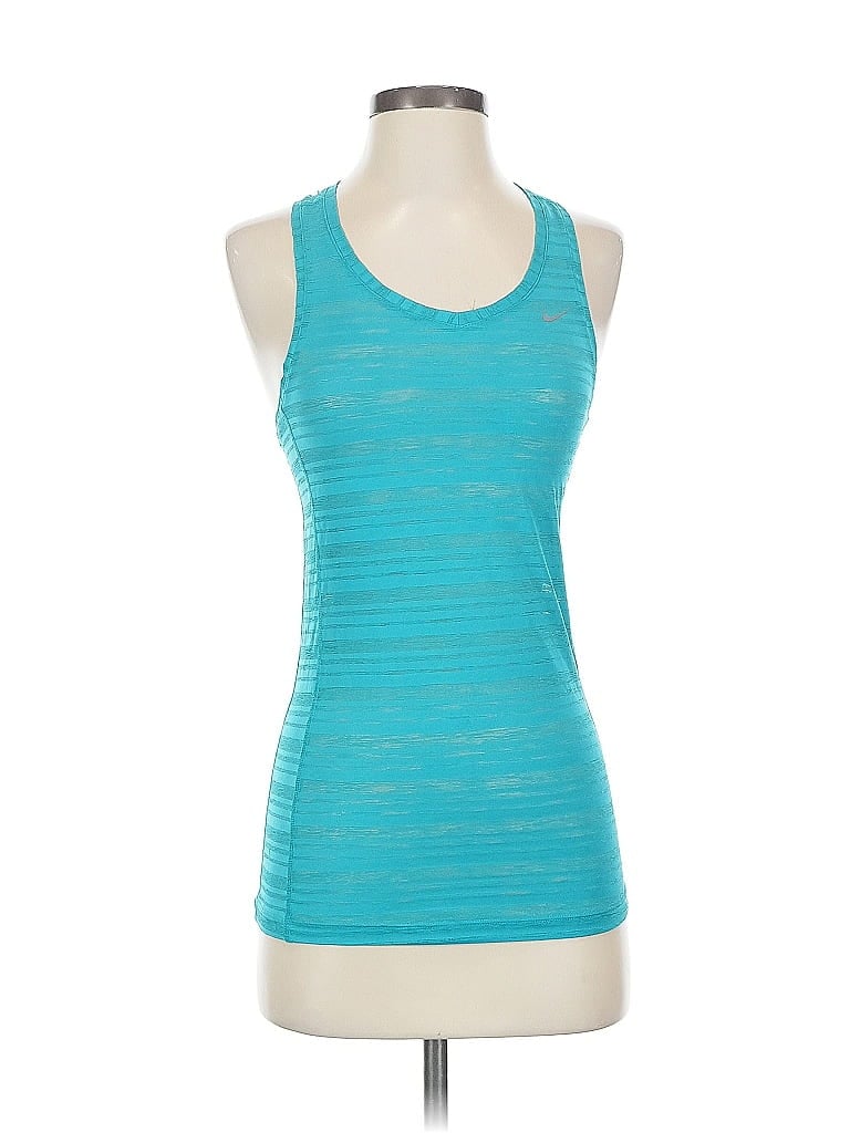 Pre-owned Nike Active Tank Top In Blue