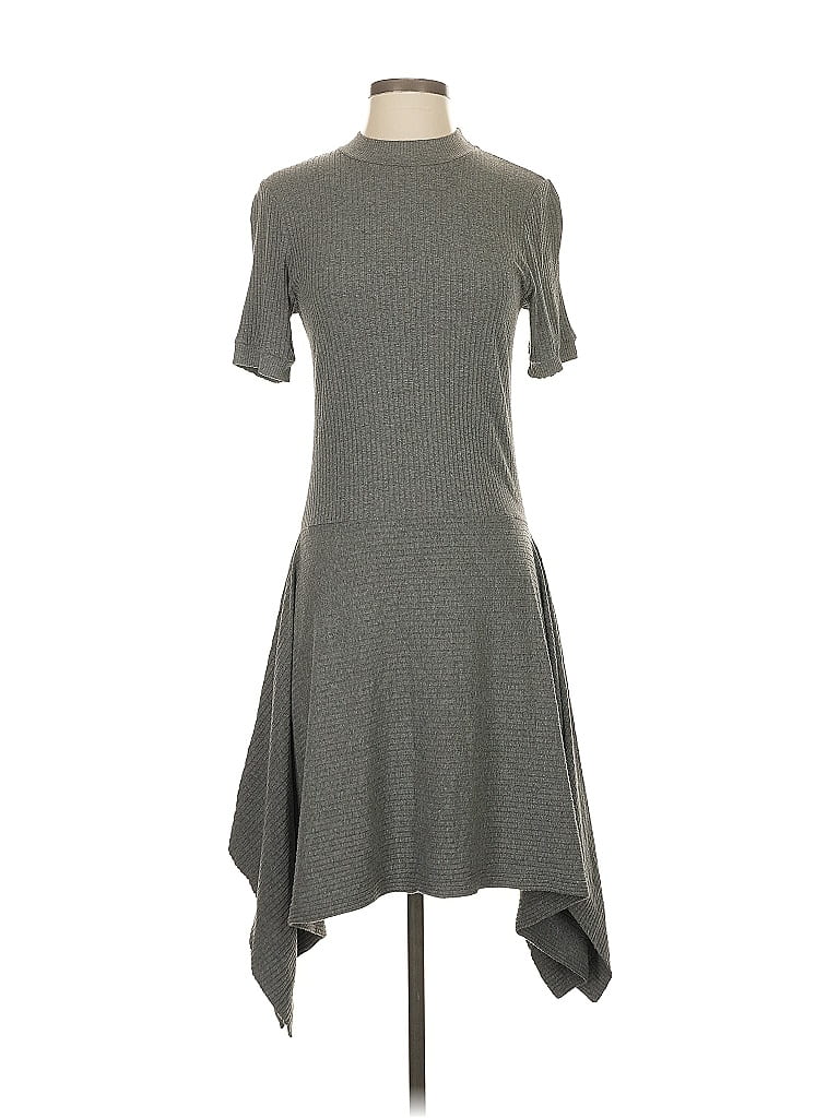 Pre-owned Susana Monaco Casual Dress In Gray