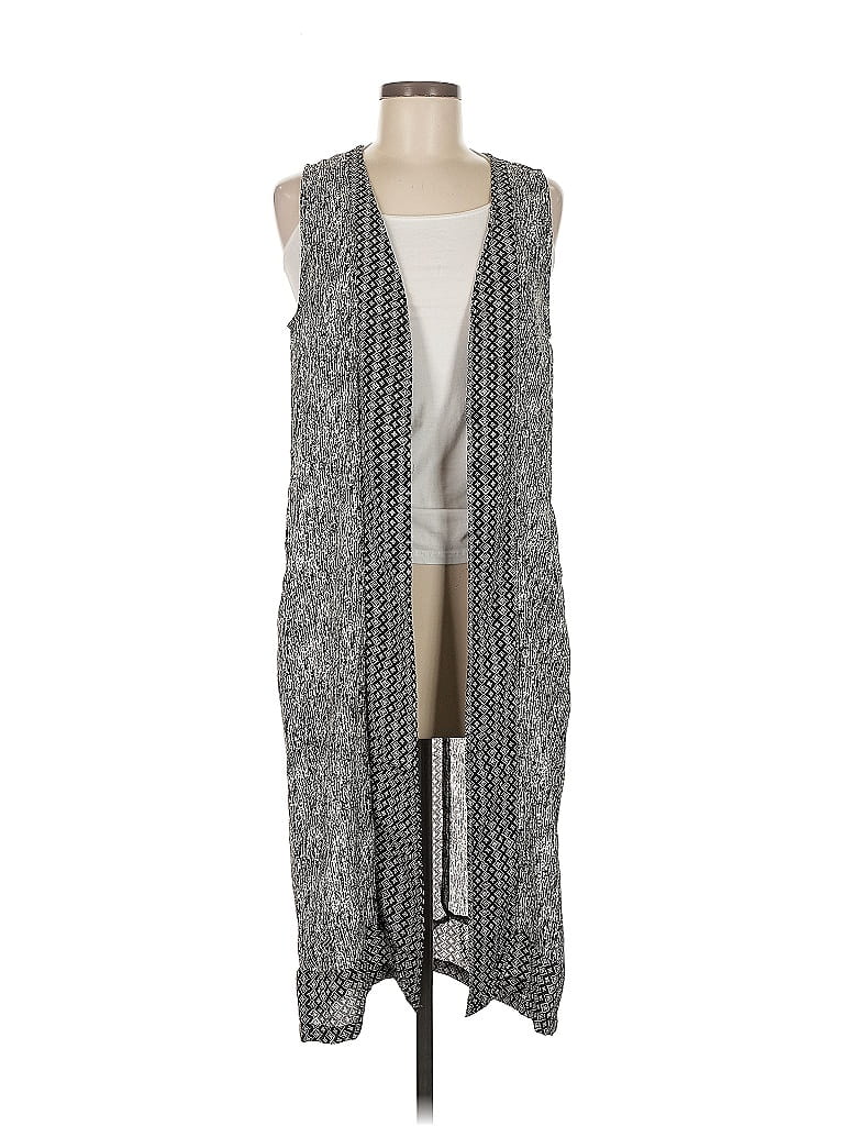 Pre-owned Chelsea & Theodore Kimono In Gray